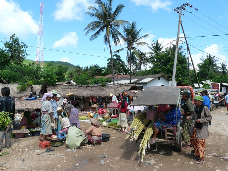 marché kuta lombok